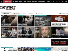 Tablet Screenshot of newser.com